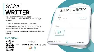 SMART WRITER v1.1 DEVELOPED ON PYTHON 2021 | AI BASED SMART WRITER
