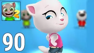 Talking Tom Gold Run Gameplay Walkthrough Part 90 - Talking Angela [iOS/Android Games]