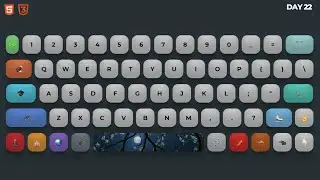 🚀 Custom Emoji Keyboard UI with HTML & CSS | Creative Keyboard Design 🎨