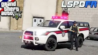 GTA V - LSPDFR มาเป็นตำรวจในเกม GTA V นายอำเภอตั้มกับรถกระบะตำรวจไทย Mitsubishi #70