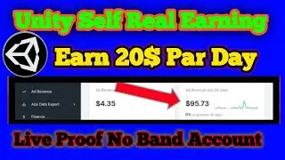 unity self earning proof | self click earning unity