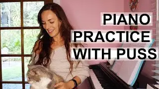 MY CAT DOESN'T LIKE THE PIANO!