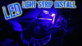 Evol ATV - LED strip light install on my Raptor 700