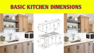 Basic Kitchen Dimensions | Civil Guide 360°