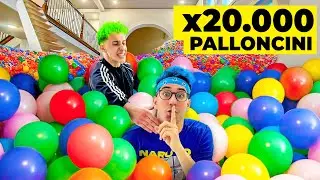 SCHERZO RIEMPIO la STANZA di MON3Y di PALLONCINI nella STREAM HOUSE (FINITO MALE)