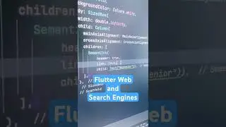 Flutter Web and Search Engines 