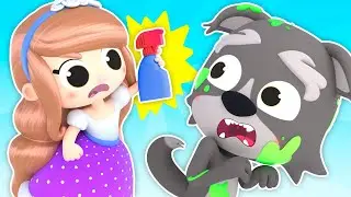 Wolf is vies maar hij wil niet in BAD! | Goede Gewoonten en Grappige Verhalen voor Kids | Incredital
