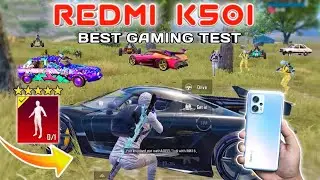 🔥REDMI K50i ( SMOOTH + EXTREME ) BGMI TEST WITH FPS METER