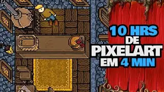 gamedev / Pixel Art Timelapse 10 HORAS EM 4 MINUTOS - pt 2 #tibia #pixelart #gamedev