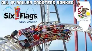 Top 15 Roller Coasters at Six Flags Great America | Gurnee, Illinois (2023)