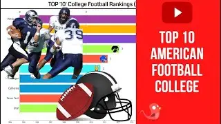 Top 10 American Football College Rankings (2004 -2019)