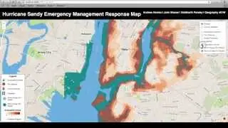 Hurricane Sandy Emergency Management Response Map