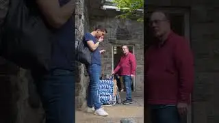 fighting for his LIFE at the toilet 😂 funny fart prank! 
