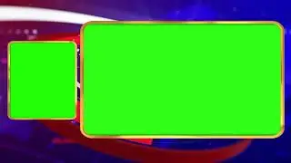 Anchor Window and Footage Window  Green Screen Template in 4K Quality | FREE TO USE | iforEdits