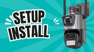 2MP IP PTZ Camera with 8X Zoom | PTZ Cctv Camera Installation and configuration with Setup 2024