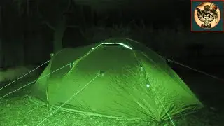 A TRAMP tent heater, powered by the cheapest fuel. My first winter sleepover in a tent.