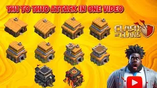 Th1 To Th10 Attack Strategy In One Video | Best Th1 to Th10 Attack | Clash of Clans