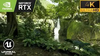 4K Unreal Engine 5 Photorealistic Jungle Rain Forest Demo | RTX 3090 Next-Gen Ray Tracing Graphics