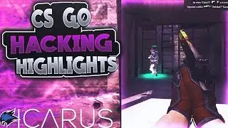 CS:GO HACKING Highlights | ICARUS and LEGITSENSE.CC BEST HACK | Week :8