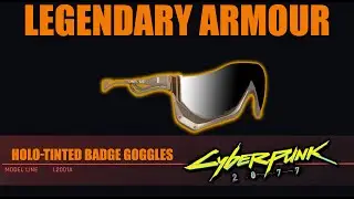 Cyberpunk 2077 - BADGE GOGGLES - LEGENDARY ARMOUR
