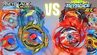 Beyblade Burst Surge VS Sparking - TEAM BEYBLADE BATTLE