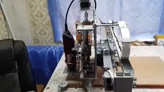 Резка самодельного станка с ЧПУ!