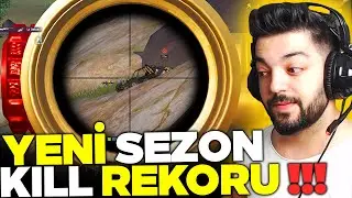 YENİ SEZON KILL REKORUM ! ONE MAN SQUAD - PUBG Mobile