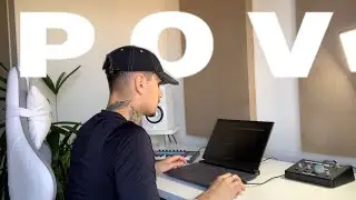 POV: você é um jovem beatmaker que trabalha em casa