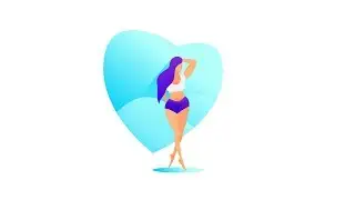 Flat Girl Character Illustration | Tutorial | Adobe illustrator