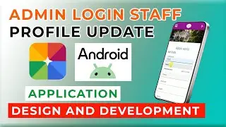 Admin Login Staff Profile Update