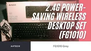 A4TECH FSTYLER FG1010 2.4G Power-Saving Wireless Desktop Set | Mouse and Keyboard | CZONE | Review