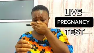 A RAW AND EMOTIONAL LIVE PREGNANCY TEST😭. FINDING OUT AM GOING TO BE A MUM #onyinpearlvlogs