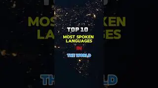 TOP 10 MOST SPOKEN LANGUAGES IN THE WORLD. #puzzlechallenge #gk #quiz #viralshorts2024