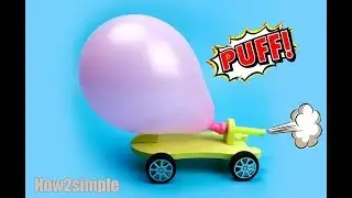 How to make "Balloon Power Toy Car".