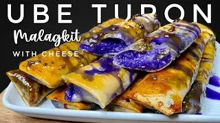 UBE TURON MALAGKIT WITH CHEESE | FILIPINO SNACK | EASY RECIPE |