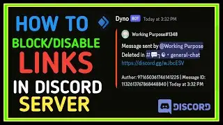how to Block / Disable Links & Server Invites on Discord Server 2023-24