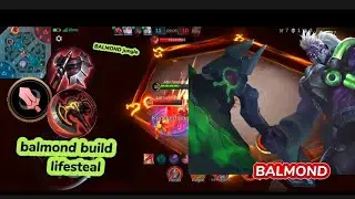 BALMOND JUNGLE BEST BUILD BALMOND VS YIN 13/2/6~MLBB