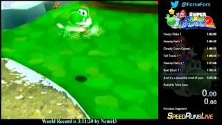 Super Mario Galaxy 2 Glitch - How to Infinite Flutter using Yoshi (Explanation)