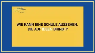 Wie kann Schule auf Ideen bringen? Leonard Sommer über Kreativität in der Bildung.
