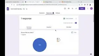 How to view results on a Google Forms Survey (Basic Introduction)