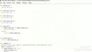 How to make a simple calculator in python 3.4.3, with codes.