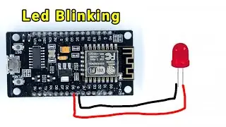 Nodemcu with blink LED bulb | NODEMCU LED BLINK tutorial [ESP8266]