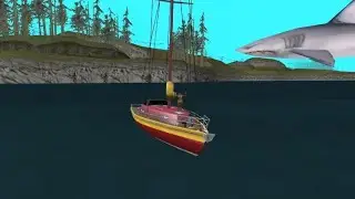 The Biggest Shark in GTA San Andreas History Found!  (Megalodon Shark Attack)