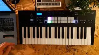 Trying the new Launchkey Novation mk3 37 with Ableton