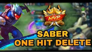 SABER ONE HIT COMBO! | SABER GAMEPLAY 2021 | TOP GLOBAL SABER | MOBILE LEGENDS BANG BANG