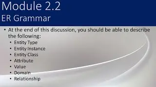 2.2 - ER Grammar