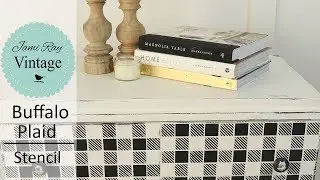 Buffalo Plaid | How To Stencil And Stamp