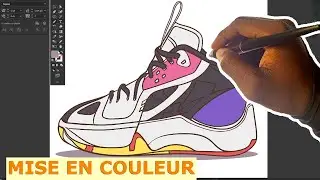 Mettre en couleur une illustration (Adobe Illustrator)