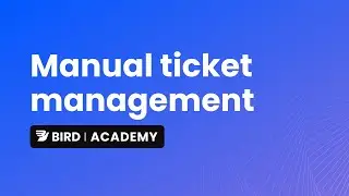 Manually assign tickets Inbox