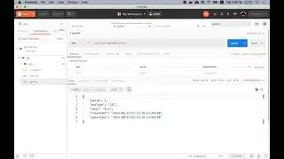 API first development - Server